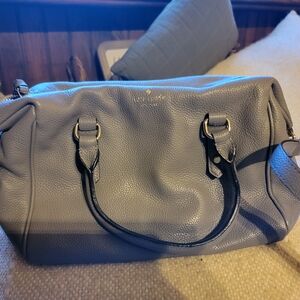 Kate Spade Gray Leather Handbag